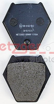 METZGER Bremsbelagsatz, Scheibenbremse